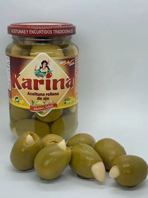 ОЛИВКИ ЗЕЛЕНЫЕ БЕЗ КОСТОЧКИ КАРИНА 350 гр. СТЕКЛО - Sarasa фото 3