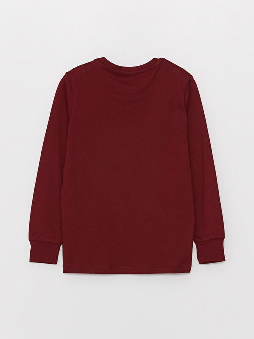 Bisiklet Yaka Bask?l? Uzun Kollu Erkek ?ocuk Pijama Tak?m? - Waikiki фото 3