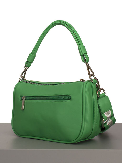 LACCOMA сумка Айлин-Ф826-зеленый эко кожа хлопок  фото 4
