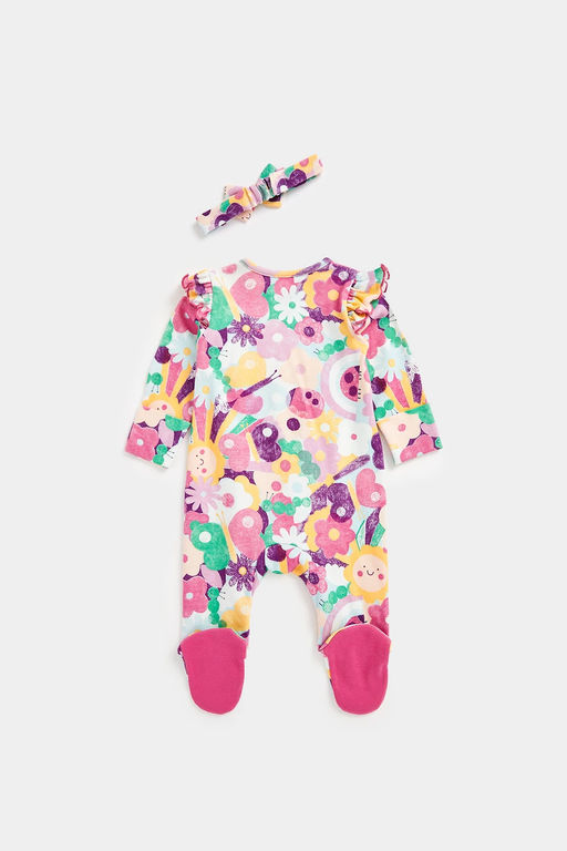 MOTHERCARE / Комбинезон и повязка в комплекте  фото 2