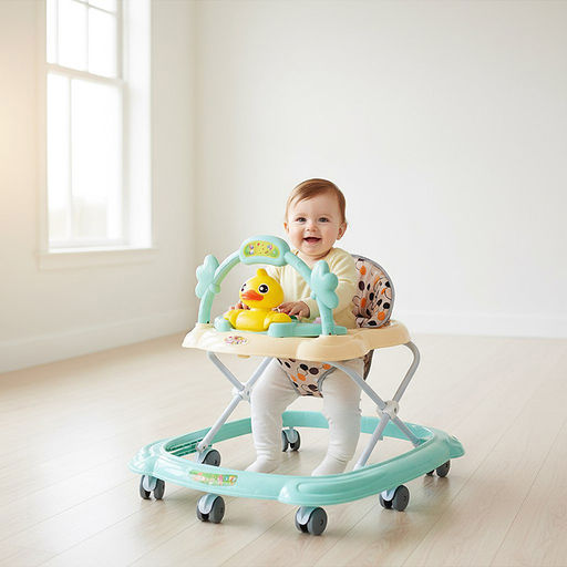 Ходунки "Хитрая уточка" (цвет мятный)