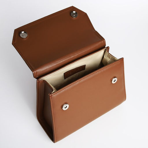 Сумка женская TEXTURA, мессенджер, средний размер, цвет коричневый  фото 6