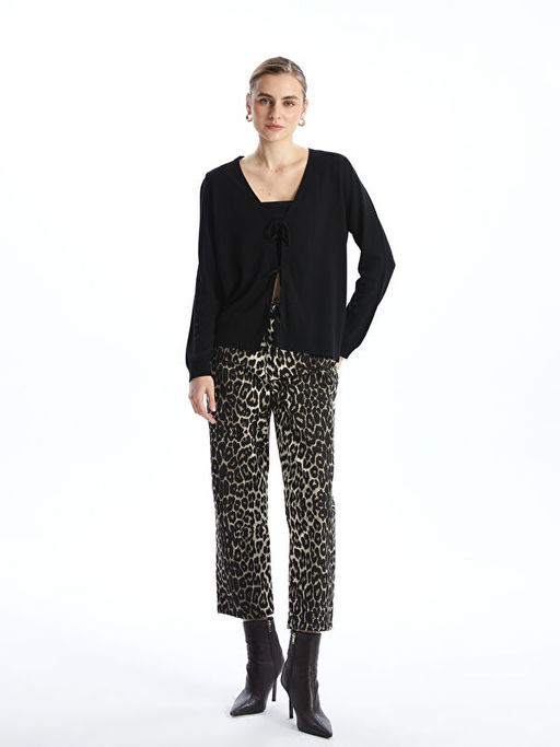 V Yaka Kad?n Triko H?rka