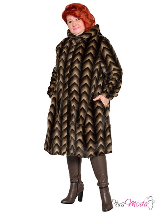 Шубка Модель №1776 размеры 44-84 - Plusmoda фото 20