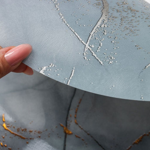 Цена за 12 шт. Салфетка сервировочная на стол Камень, d=38 см, цвет серый - Simaland фото 5