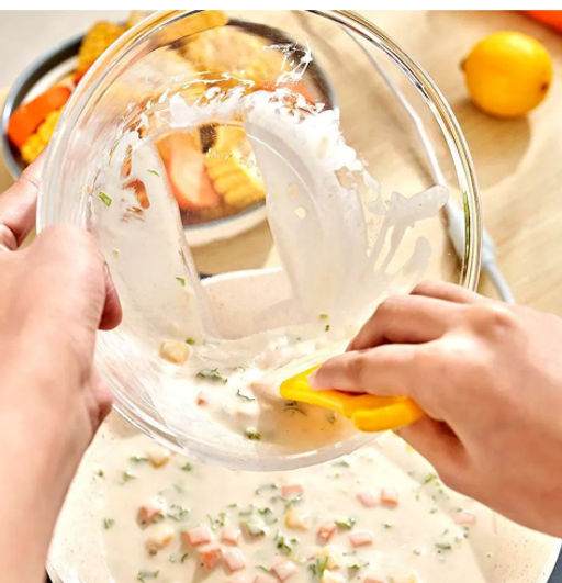 Силиконовый скребок для кухни, 1 шт.