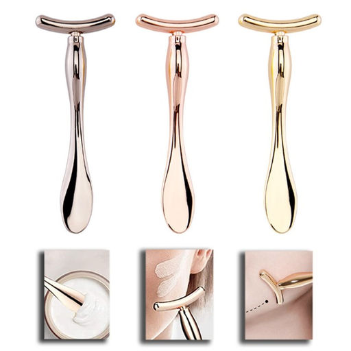 Набор массажёров для лица и зоны декольте, 2 шт, цвет золотистый - Queen fair фото 5