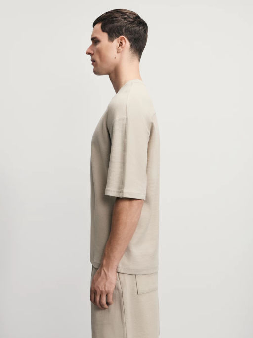 Футболка relax fit из 100% хлопка / Zarina  фото 4