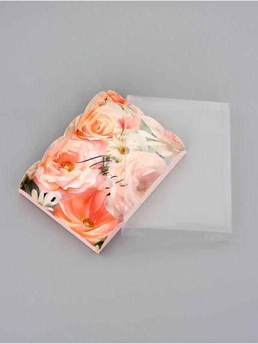 Цена за 5 шт. Коробка для печенья, Цветы, 14?10.5?2.5 см