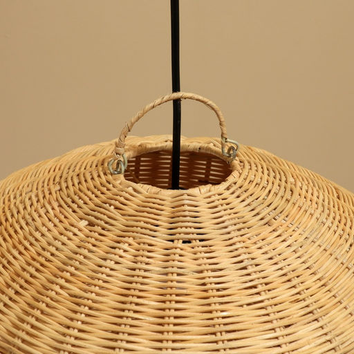 Светильник потолочный из ротанга «Даниэль», 1×120 Вт, Е27, 45×45×30 см