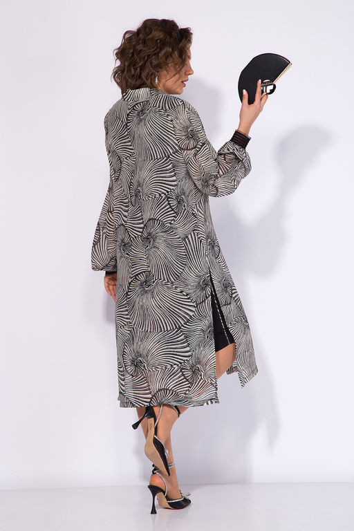 Костюм Liliana 1282 черный+бежевый/принт  фото 5