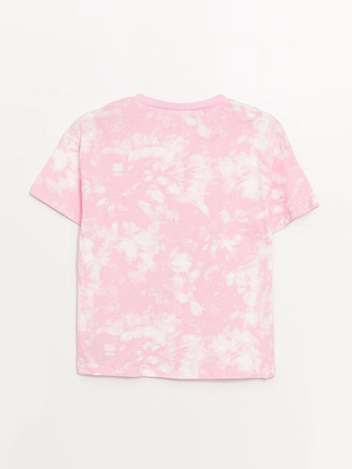 Bisiklet Yaka Bask?l? K?sa Kollu K?z ?ocuk Pijama Tak?m? - Waikiki фото 3