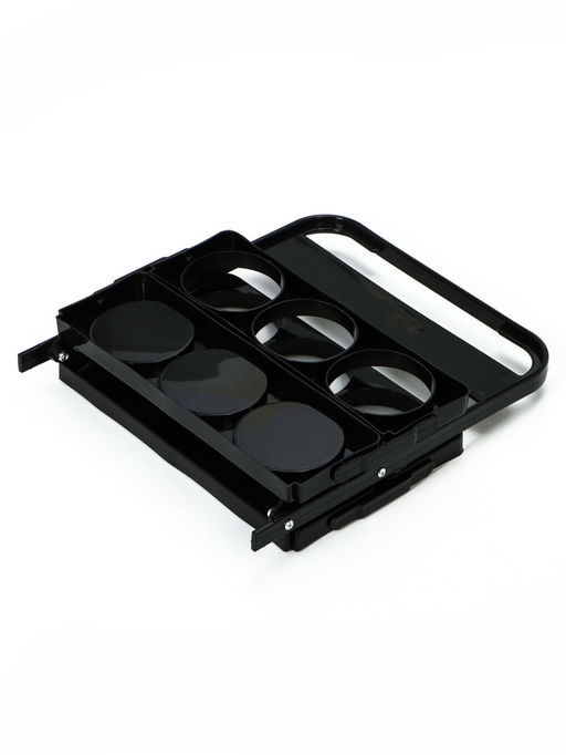 Переноска, подставка для 6 бутылок, 33 х 27,2 х 18 см, внутренний диаметр 7,8 см, черный - Simaland фото 6