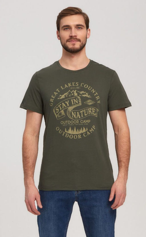 Футболка F111-06bb-642 khaki - Fine joyce фото 3