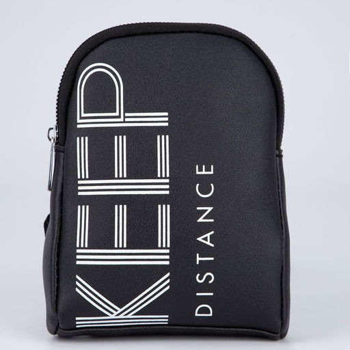 Сумка молодёжная через плечо KEEP distance, цвет чёрный - Nazamok фото 4