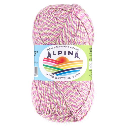 Пряжа ALPINA LOLLIPOP 100% хлопок 10 шт. х 50 г 175 м  8 м СК/Распродажа
