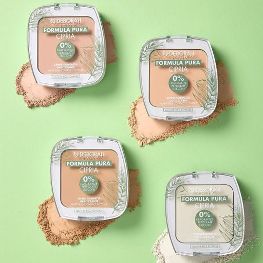 DEBORAH Пудра для лица матирующая Cipria Formula Pura тон 04, 9г  фото 5