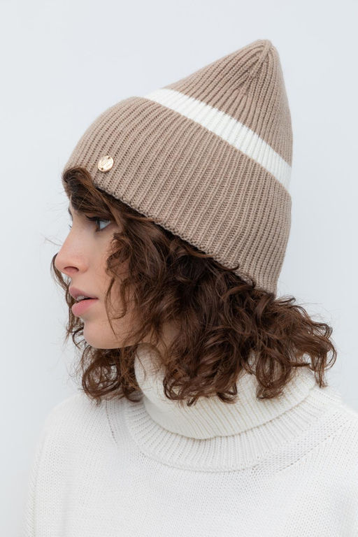 ЕВ 20004/24ш/бежевый шапка жен - Very neat фото 2