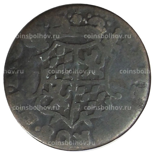 Монета 1 лиард 1745 года Льеж