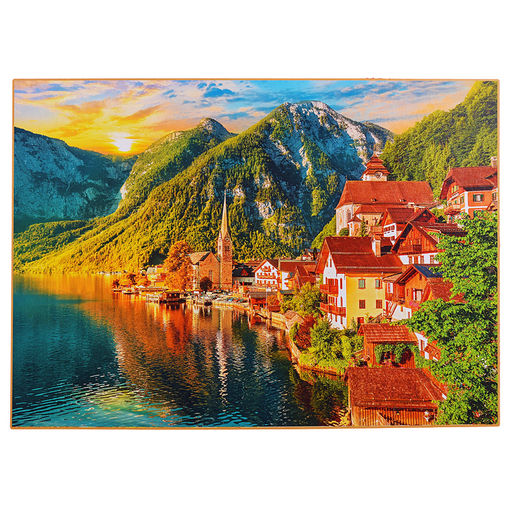 Наборы пазлов 2в1 (500+500) "Европейские виды"