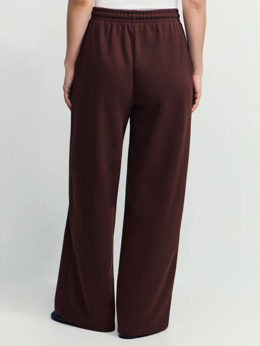 Базовые широкие брюки из хлопка / Zarina фото 4