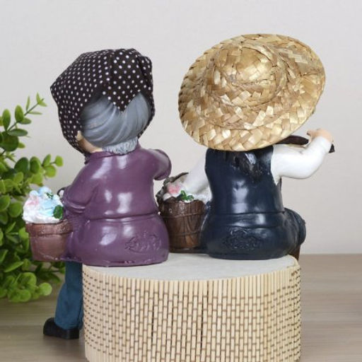 Фигурка Бабушка/Дедушка висячие ножки 2 штуки набор 14 см / 8643 /уп 48/ - Галеонтрейд фото 2