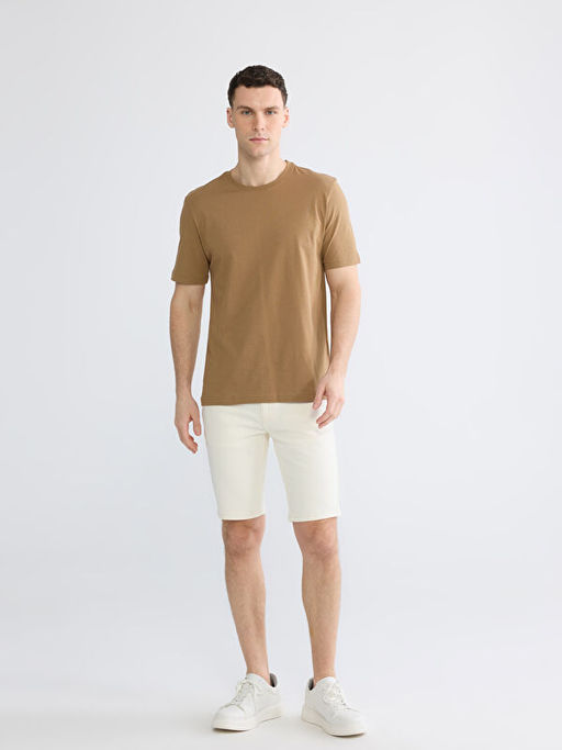 Bisiklet Yaka Penye Erkek Ti??rt