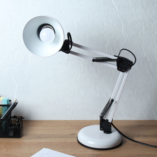 Светильник настольный 54 см белый / 811-A / Ex27 /уп 12/ - ГалеонТрейд фото 4