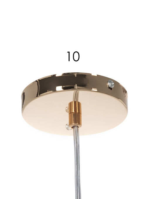 Светильник подвесной 06979/1HQ, 1×40 Вт, E14, золотистый