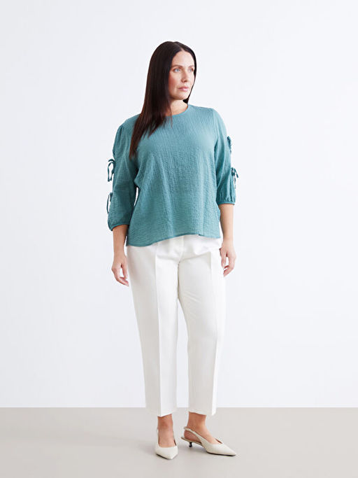 Y?ksek Bel Cigarette Kad?n Pantolon