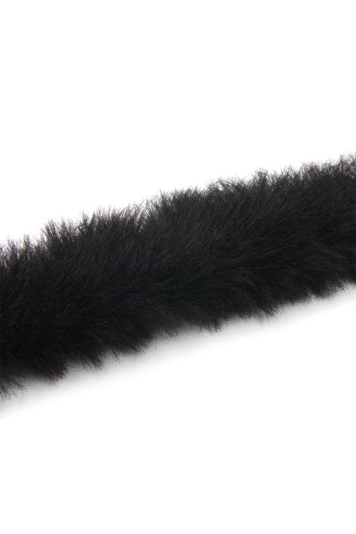 Проволока синельная меховая 1 м (SF-8094) черный №1 - Больше подарков фото 2
