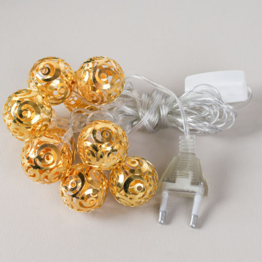 Гирлянда светодиодная 2 м 10 LED Шарики / GN11/уп 100/ - Галеонтрейд фото 5