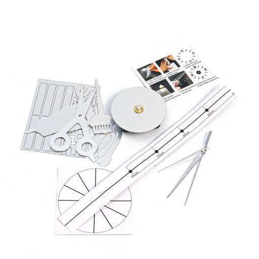 Часы настенные интерьерные «Парикмахер», 3D, наклейка, d=45 см