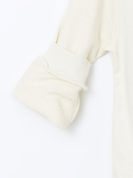 Bisiklet Yaka Bask?l? Uzun Kollu Erkek Bebek Sweatshirt 2li - Waikiki фото 3