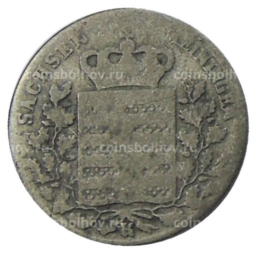 Монета 3 крейцера 1837 года Германские государства  Саксен-Мейнинген