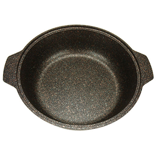 Кастрюля с антипригарным покрытием 3л, д26см Granit Ultra, h9см, стеклянная жаропрочная крышка, ручка из термостойкого пластика, гранитный (Россия) - можно использовать металлические кухонные принадлежности - Домашняя мода фото 3