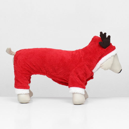 Новогодний костюм Олень, S (ДС 20, ОГ 32 см), красный - Simaland фото 4