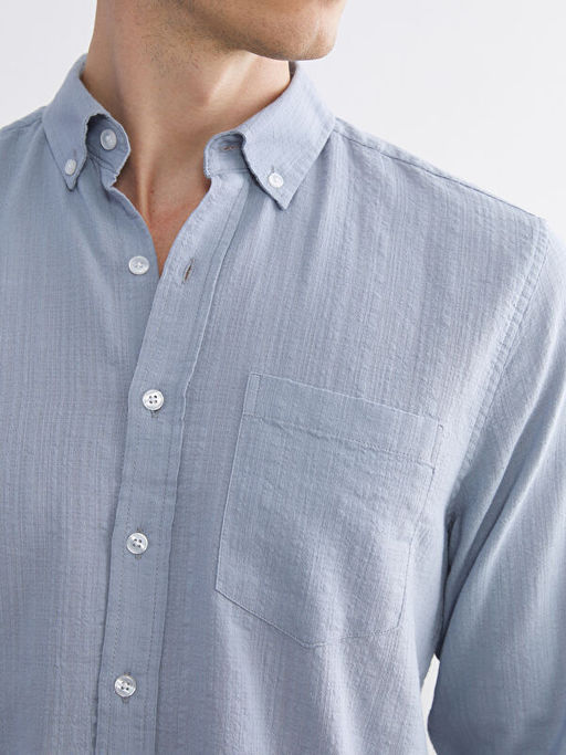 Regular Fit Uzun Kollu Arm?rl? Erkek G?mlek