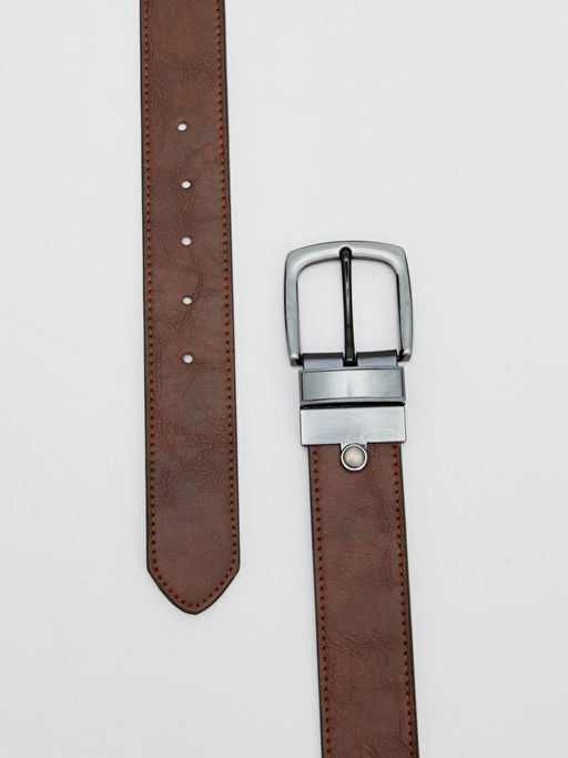 Deri G?r?n?ml? Erkek Kemer