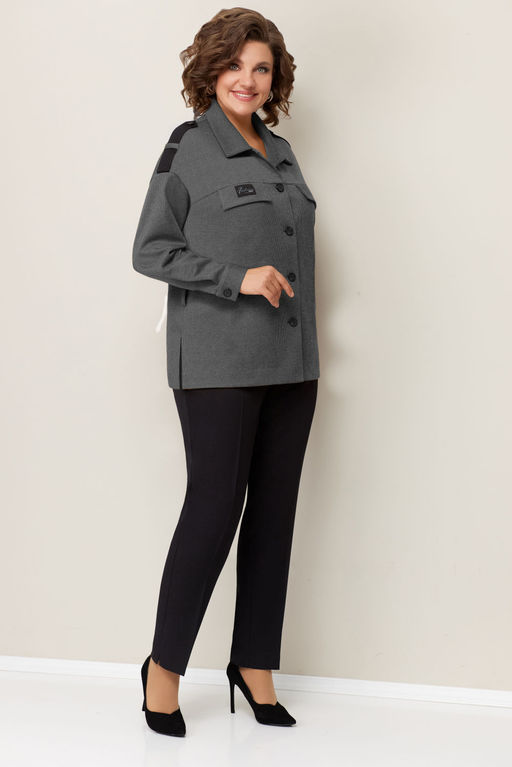 Костюм VOLNA 1312 серо-черный  фото 3