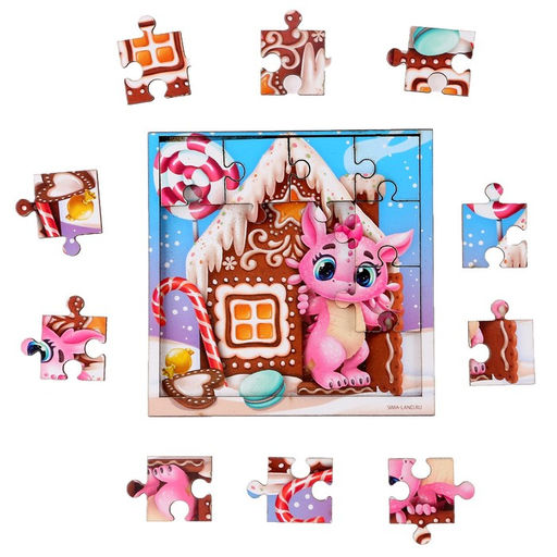 Пазл Пряничный домик - Лесная мастерская фото 10