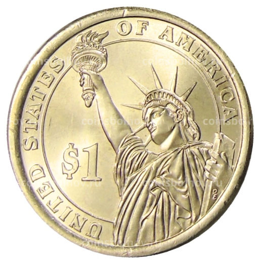 Монета 1 доллар 2014 года P США Калвин Кулидж 30-й президент США