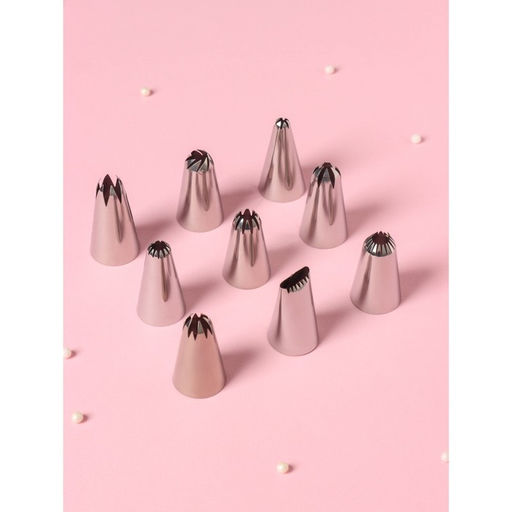 Набор насадок кондитерских KONFINETTA, d=2.5 см, 9 шт.  фото 2