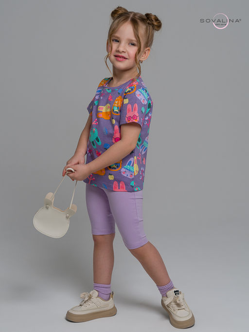 Костюм Актив черничные зайки-лаванда - Sovalina фото 17