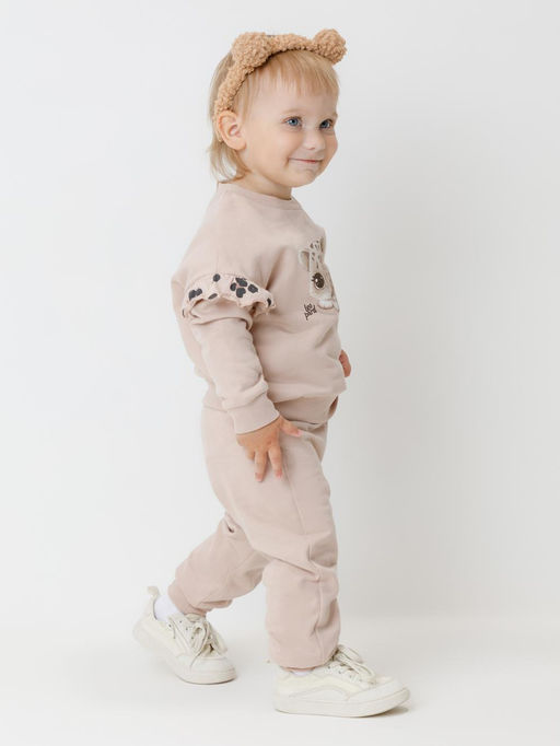 КР 400863/бежевый 1305 к607 брюки д/дев яс