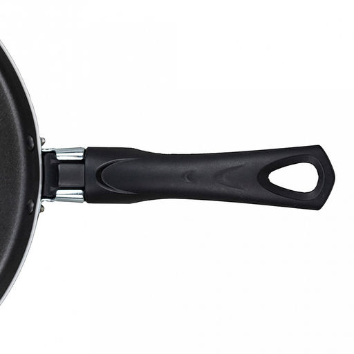 "ХИТ" Сковорода с антипригарным покрытием порционная д24см, h3,2см, s1,8мм Россия)