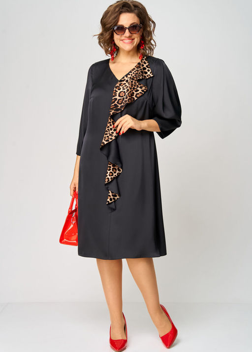 Платье EVA GRANT 7200Л-Р принт леопард