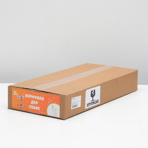 Подставка с мисками, 2 х 500 мл, высота 30 см, разборная, зелёная - Пижон фото 7