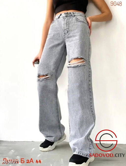Джинсы с высокой посадкой