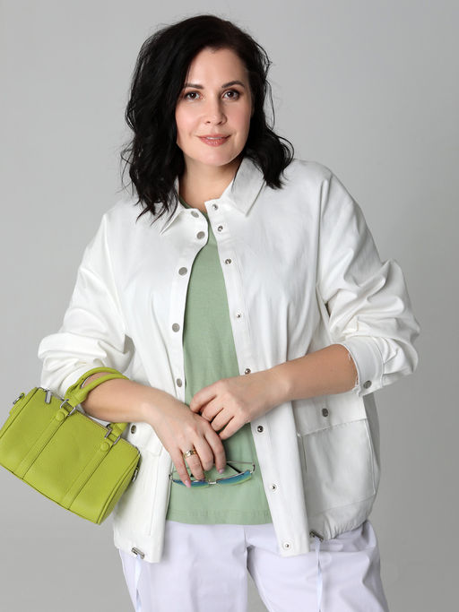 25230 Жакет белый